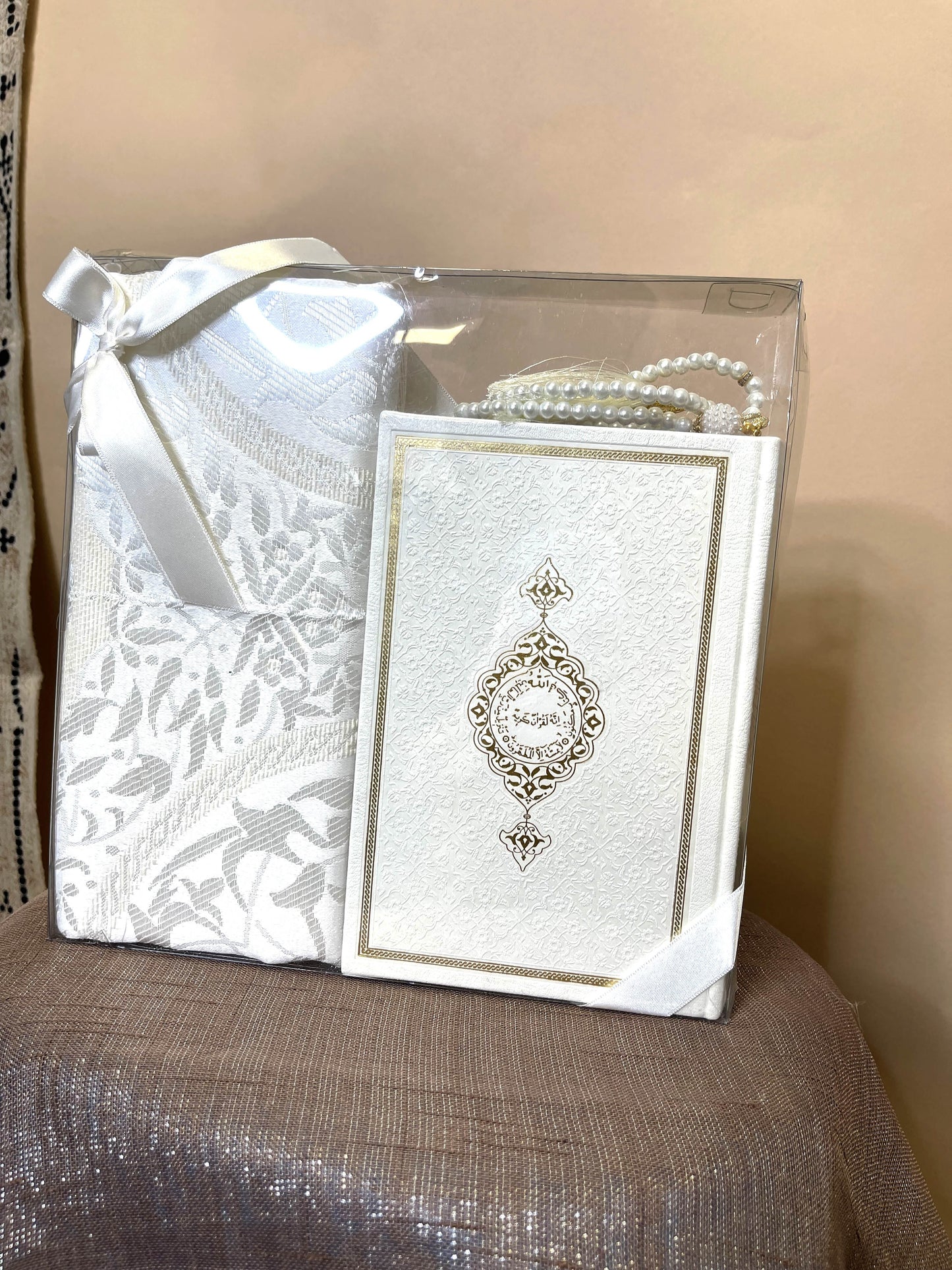 Box Coran arc-en-ciel - Blanc