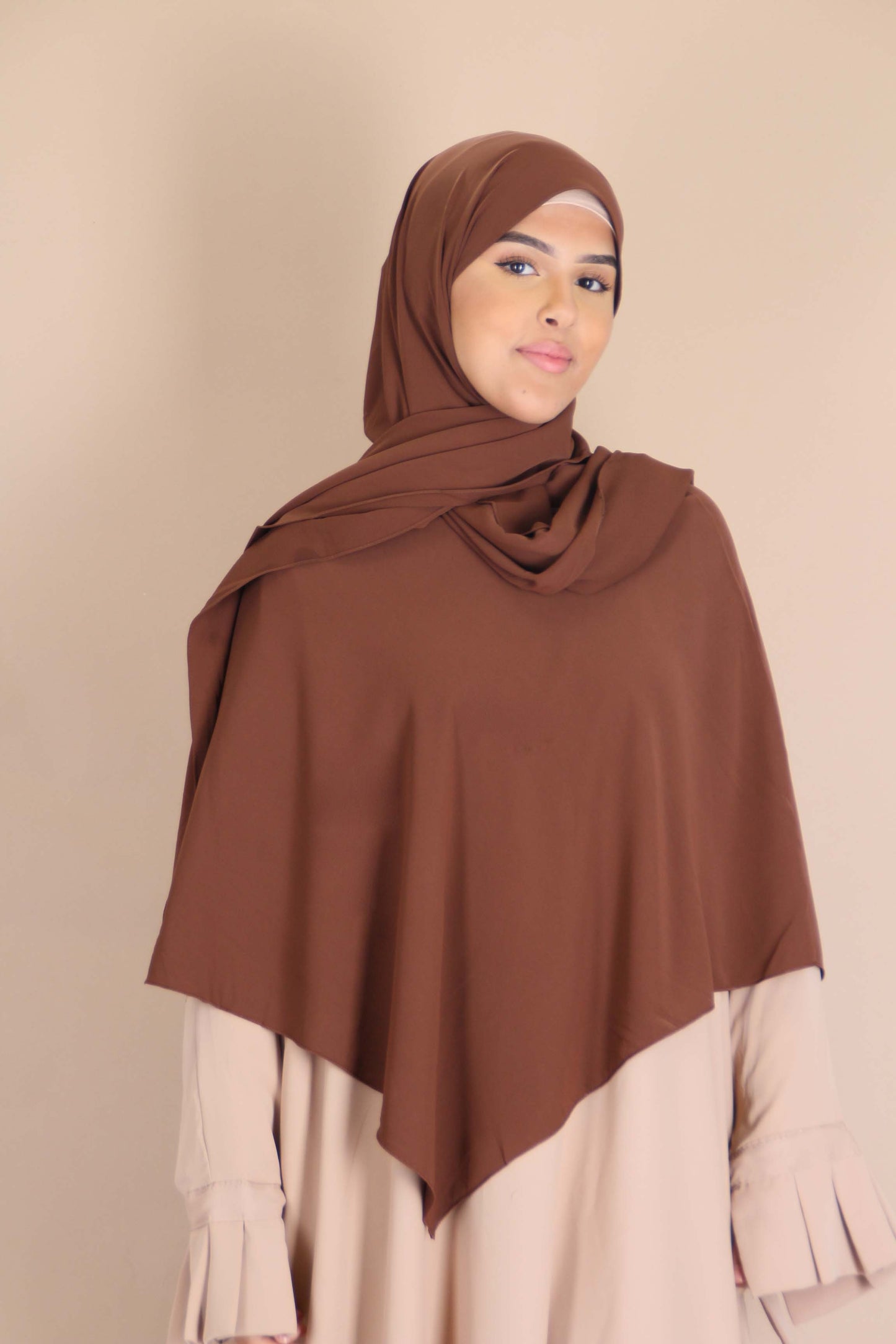 Hijab Malaisien - Marron