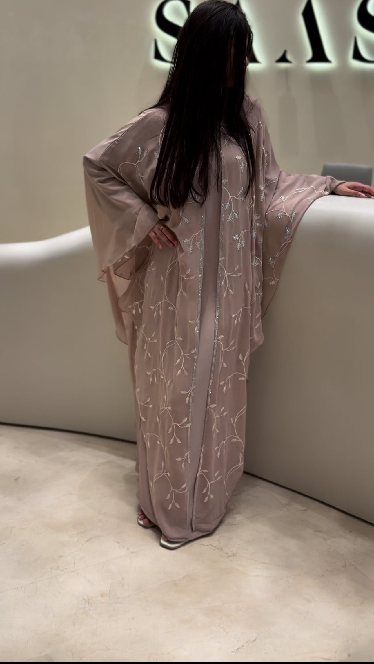 Abaya Jumeirah - Nude rosée