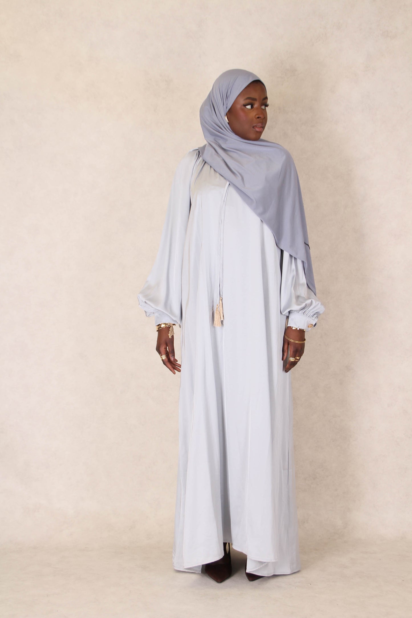 Robe Durrah - Bleu perlé