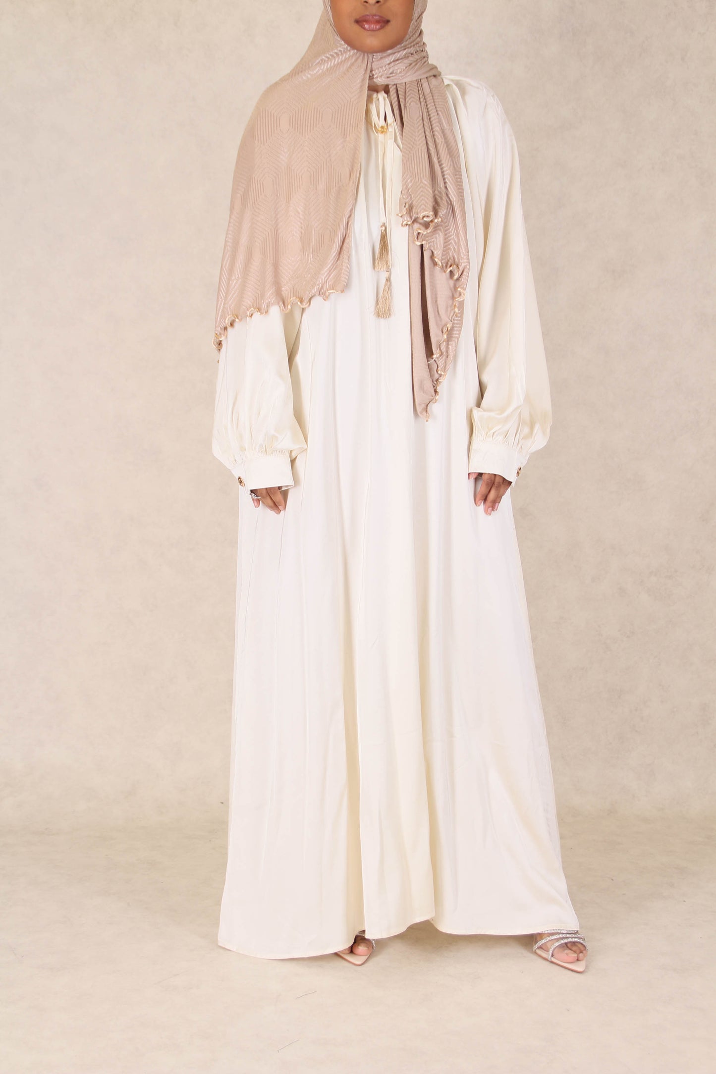 Robe Durrah - Beige perlé