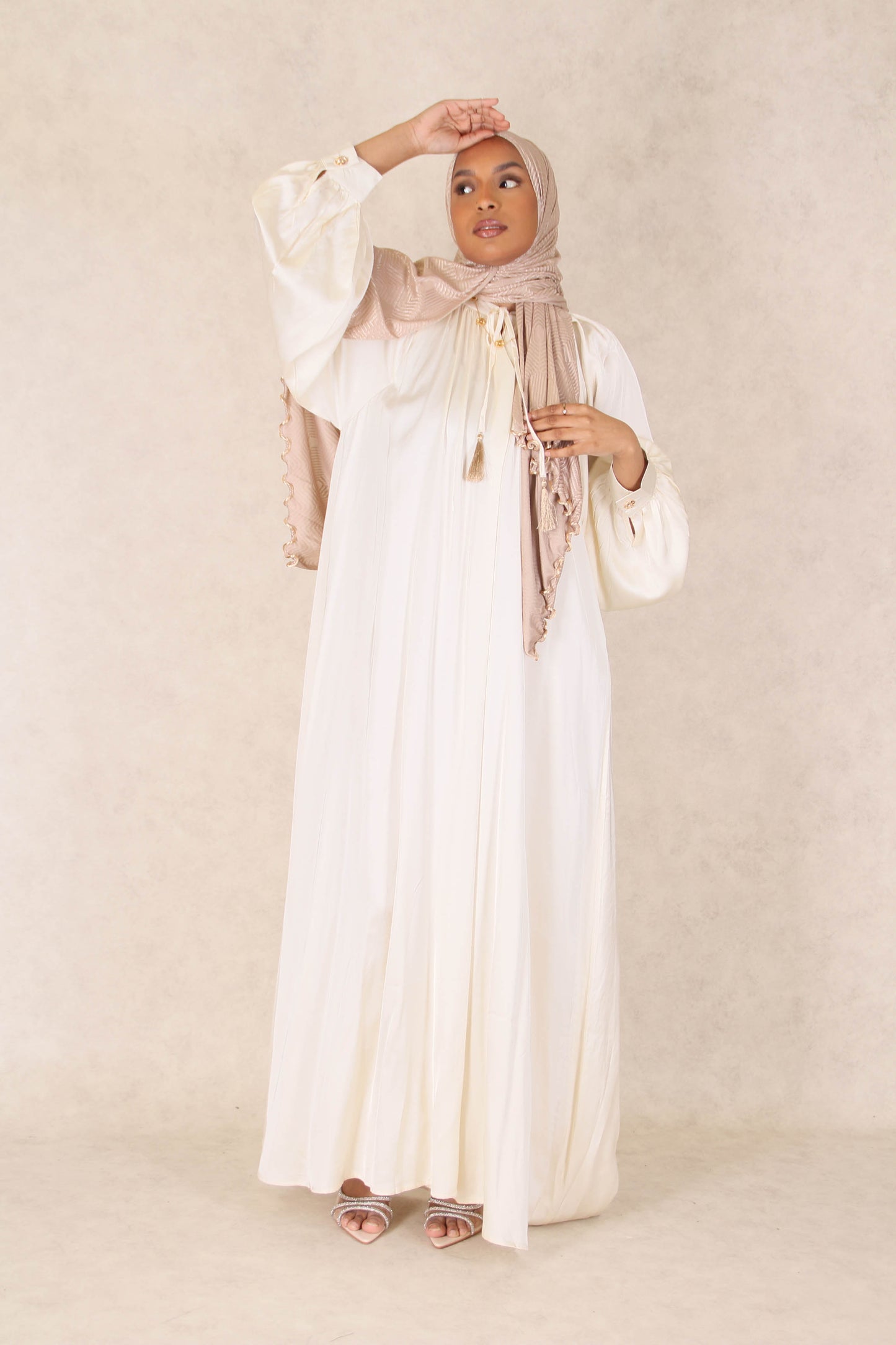 Robe Durrah - Beige perlé