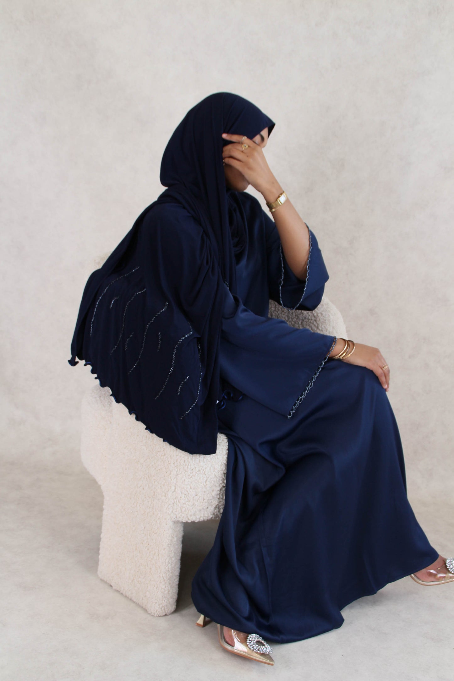 Hijab Jawhara - Bleu nuit
