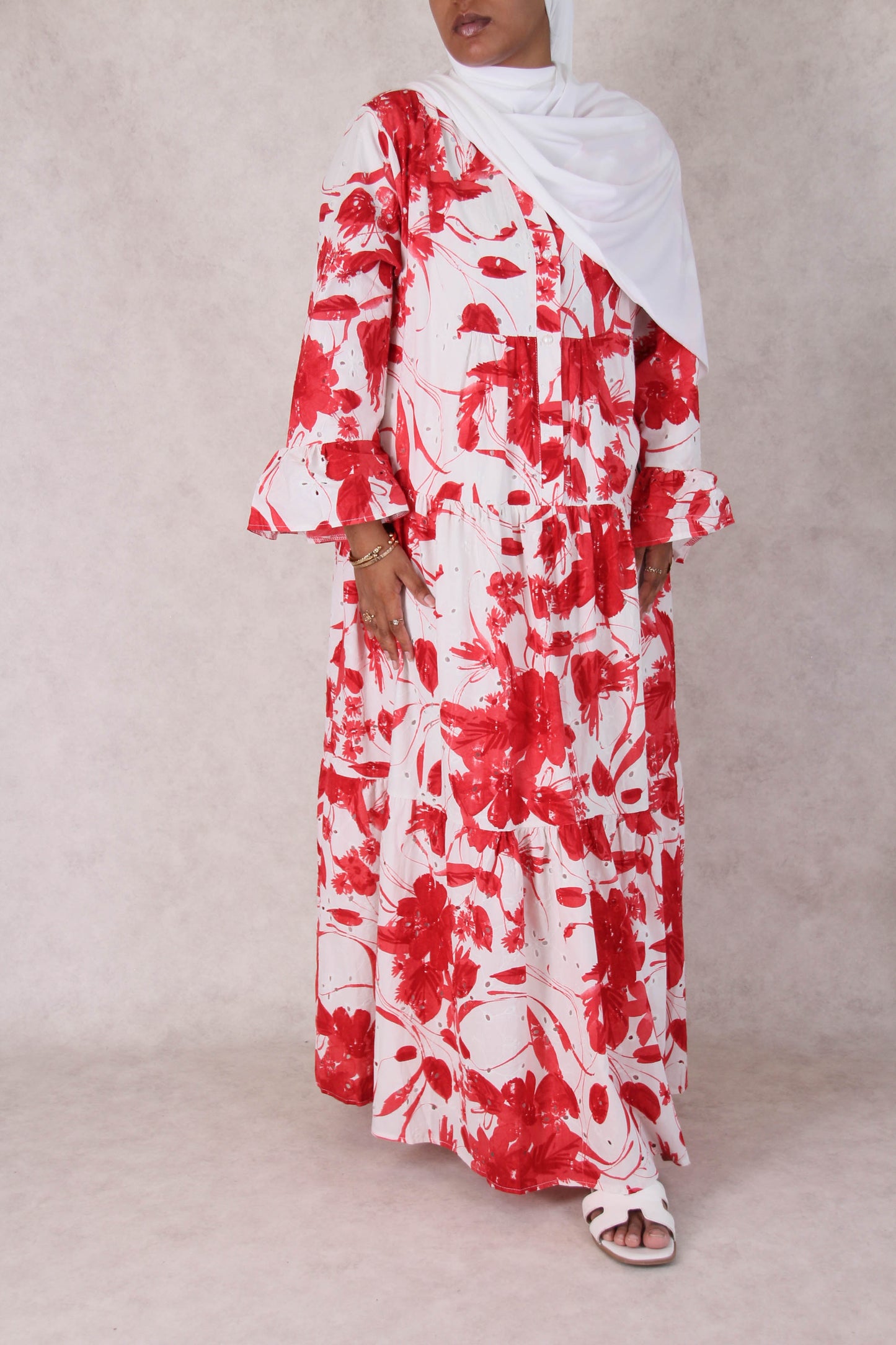 Robe Coton coquelicot
