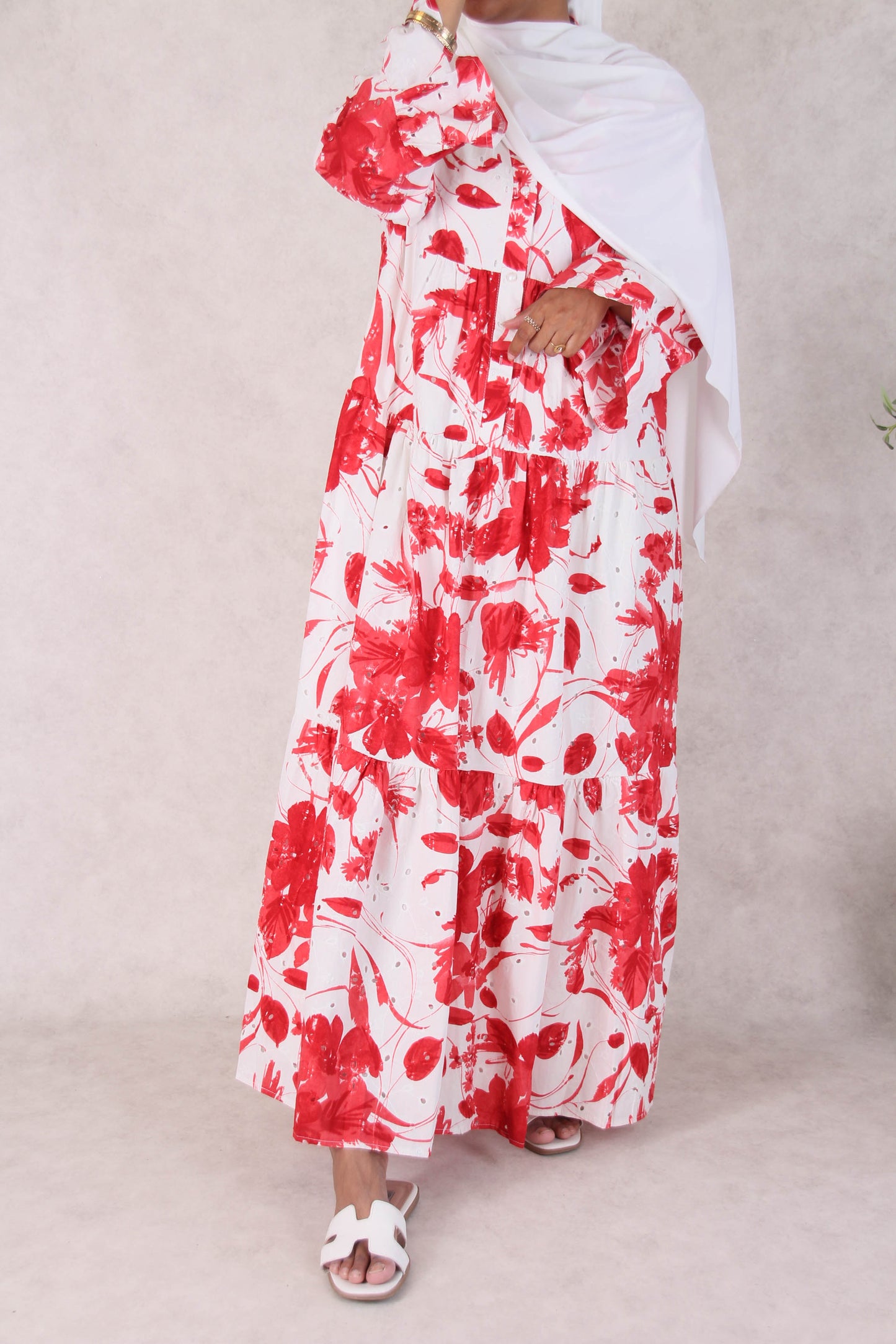 Robe Coton coquelicot