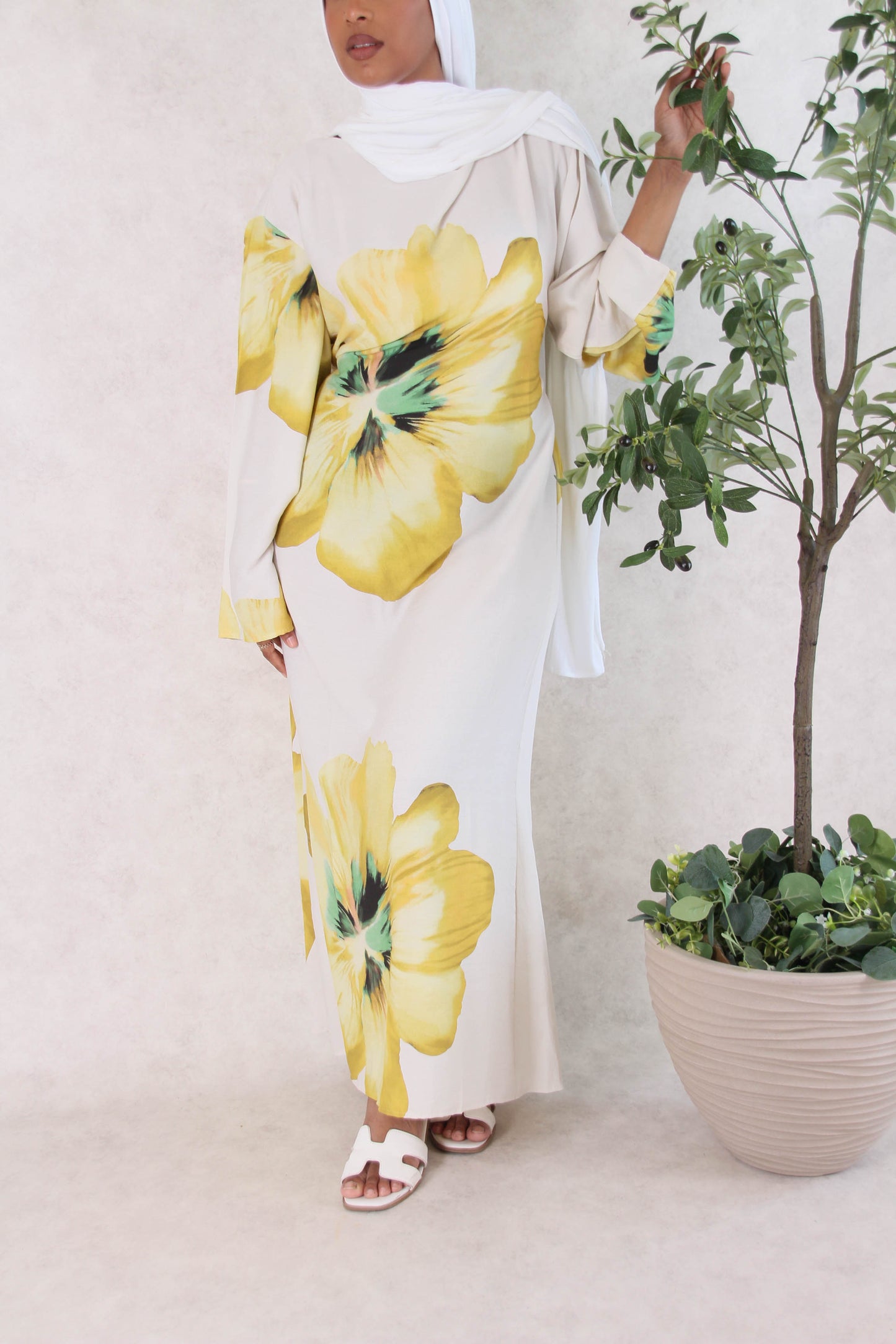 Robe Tahiti - Jaune