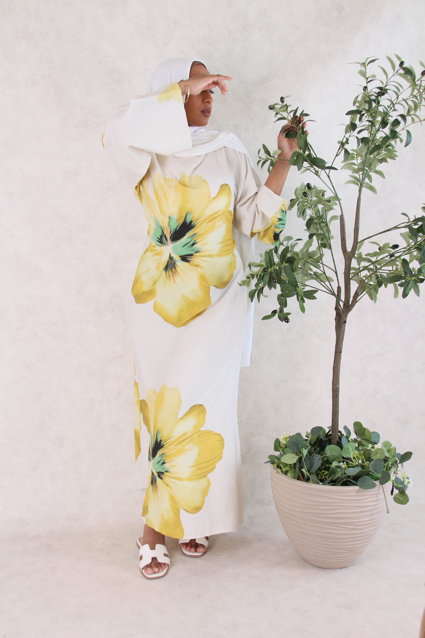 Robe Tahiti - Jaune