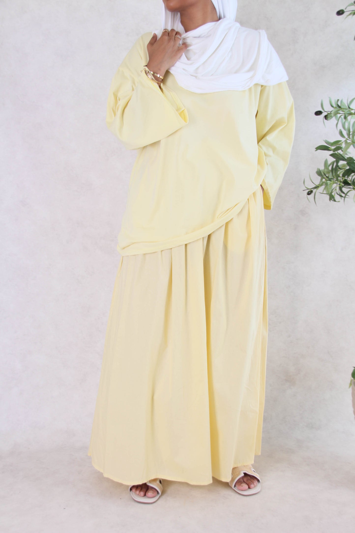T-shirt coton - Jaune