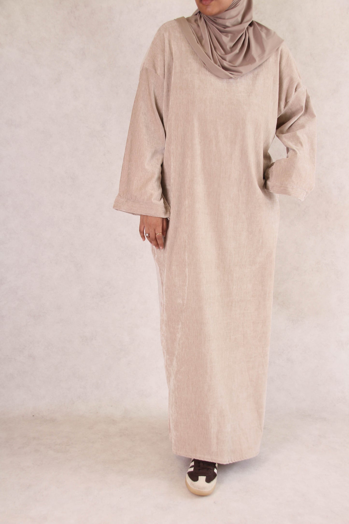 Robe d’Hiver Douce – Beige