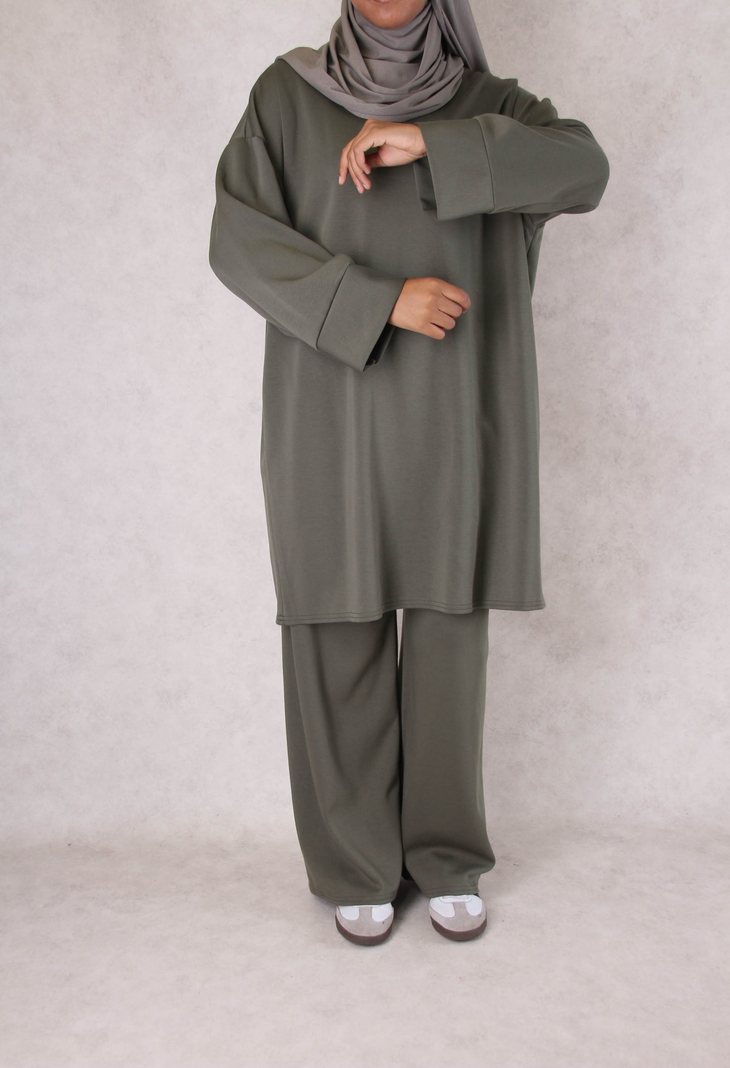 Ensemble long Soft Line - Kaki