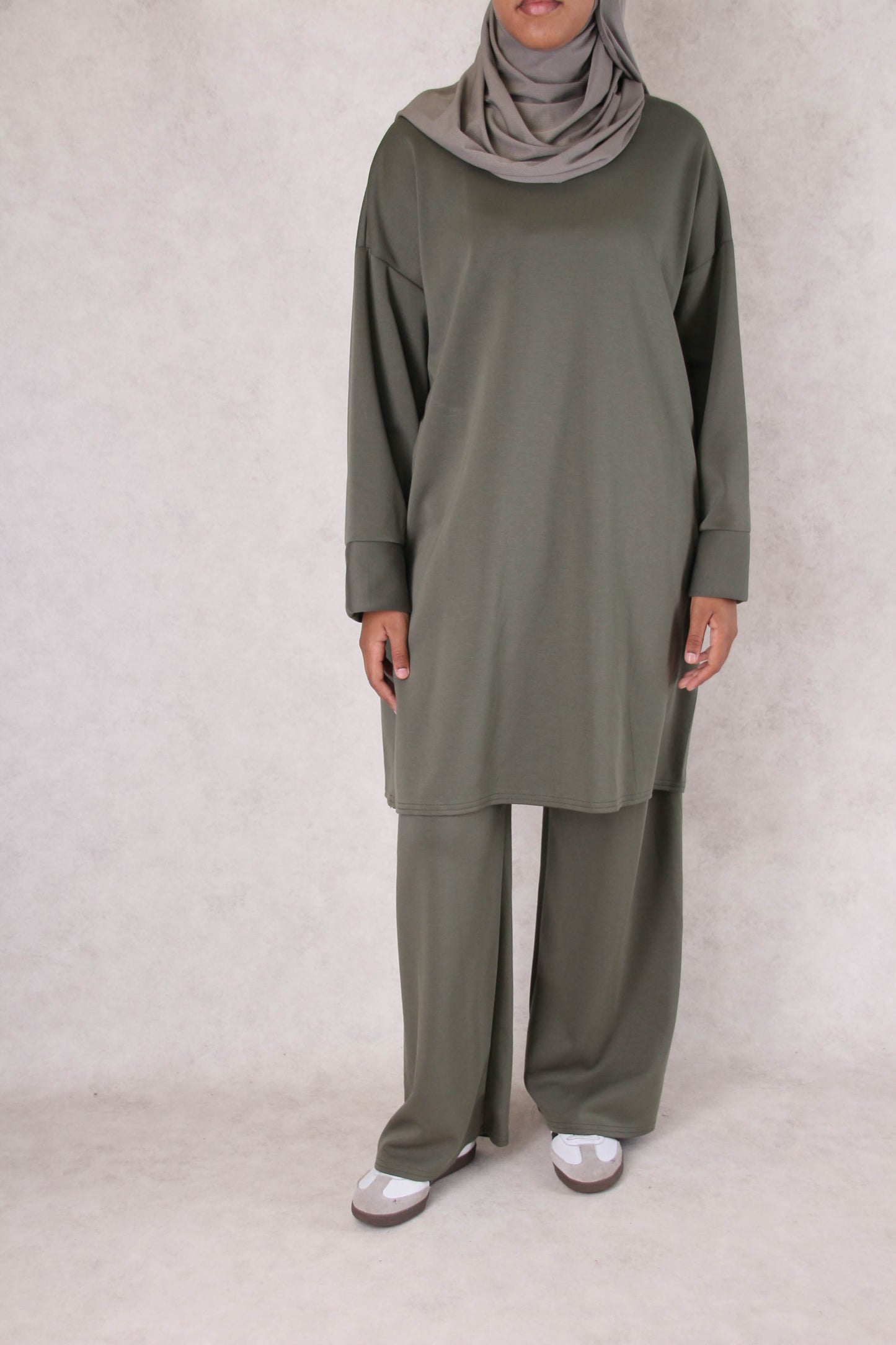 Ensemble long Soft Line - Kaki