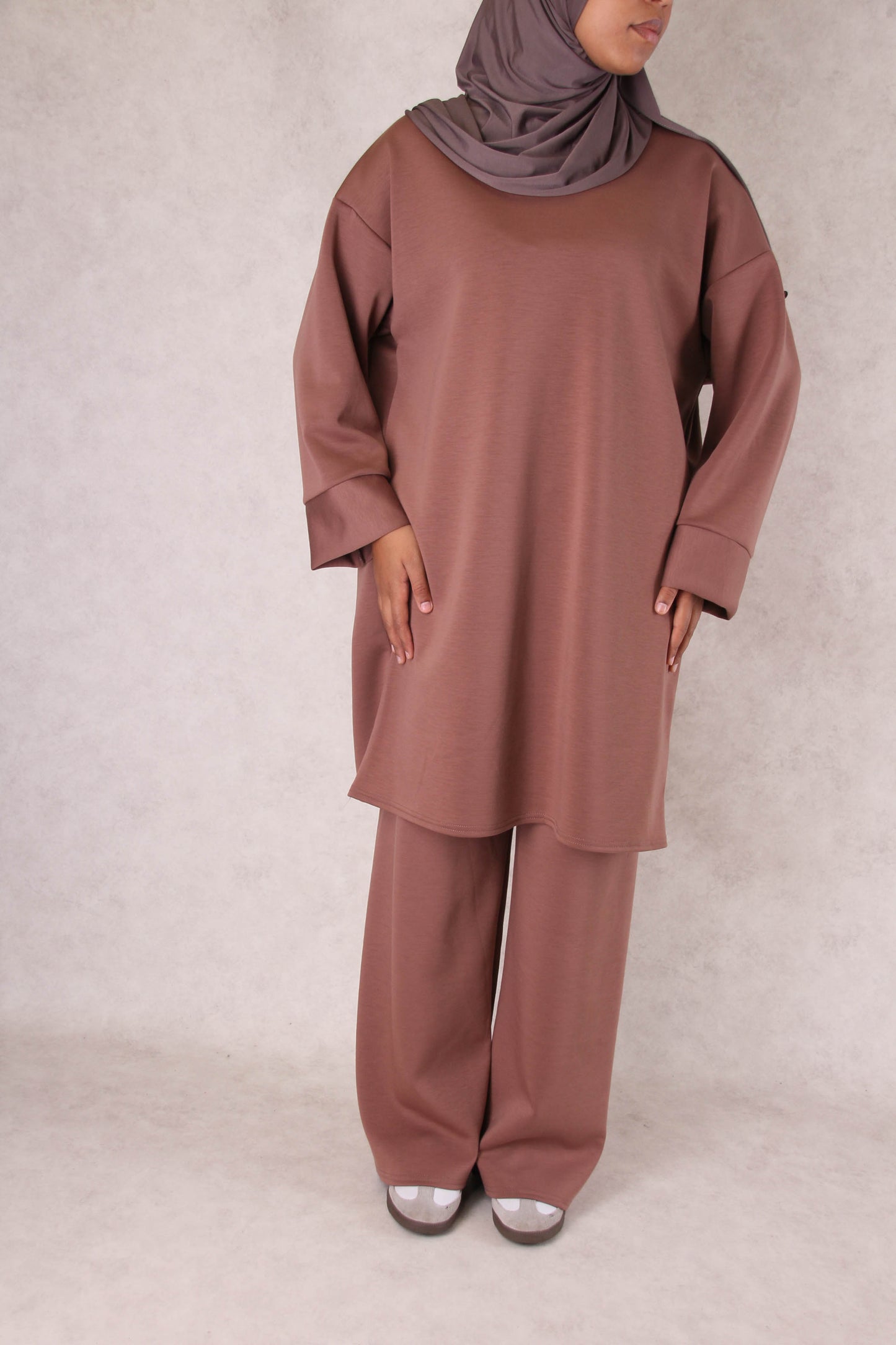 Ensemble long Soft Line - Bois de rose