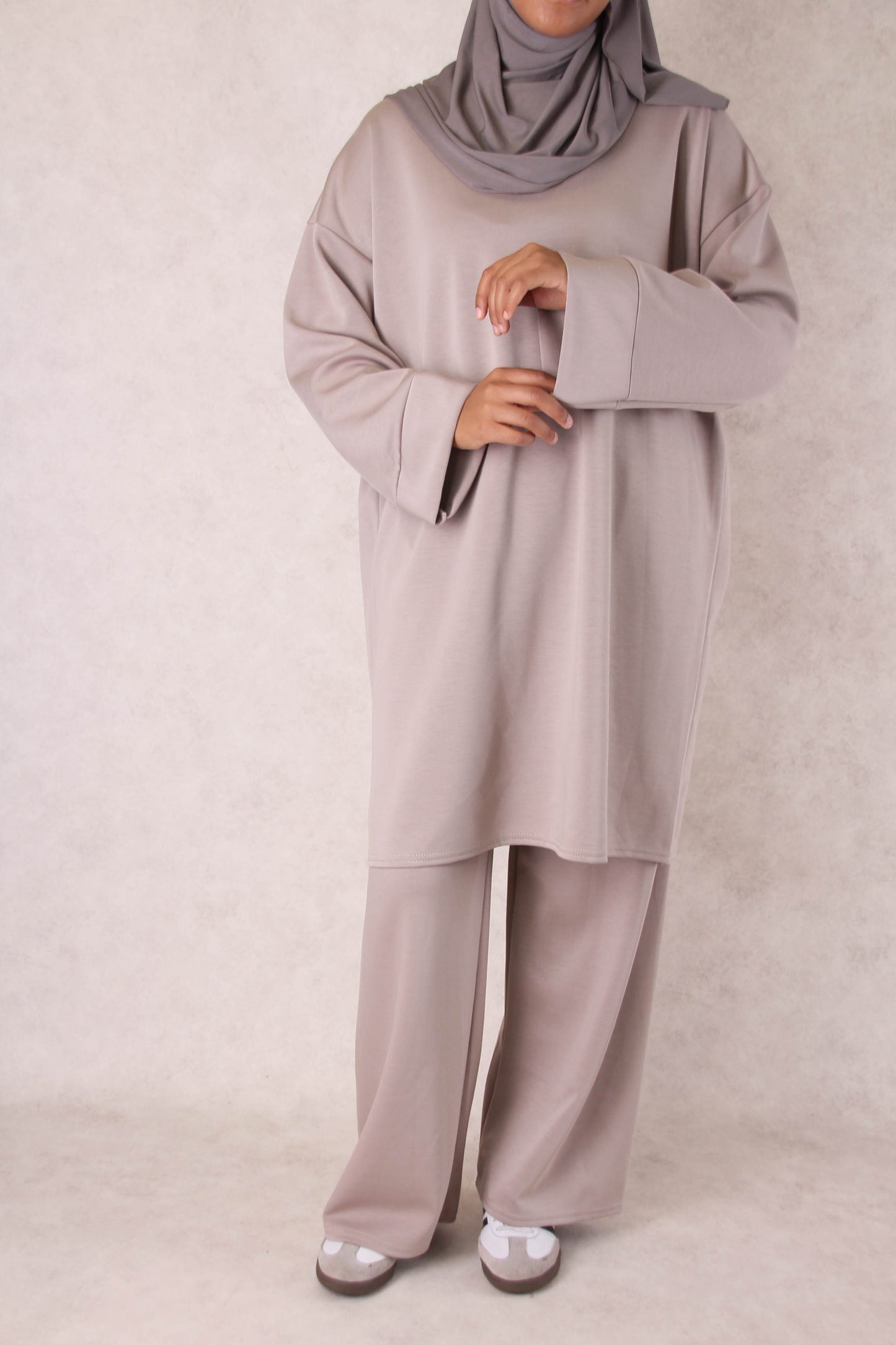 Ensemble long Soft Line - Taupe