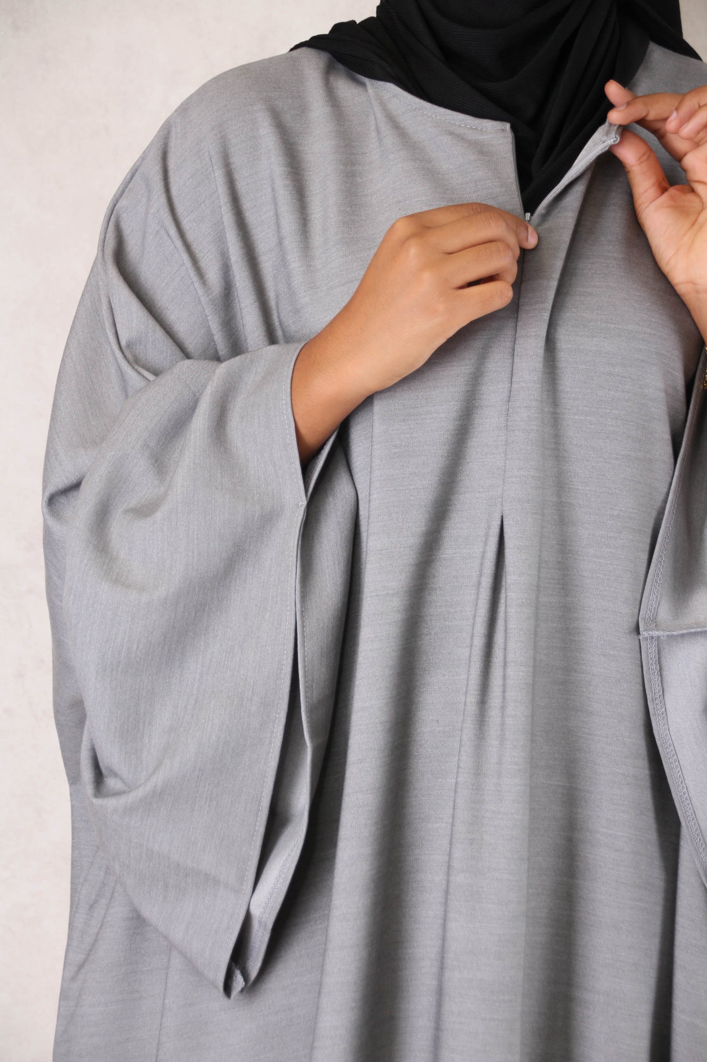Abaya taqiyah - Gris perle