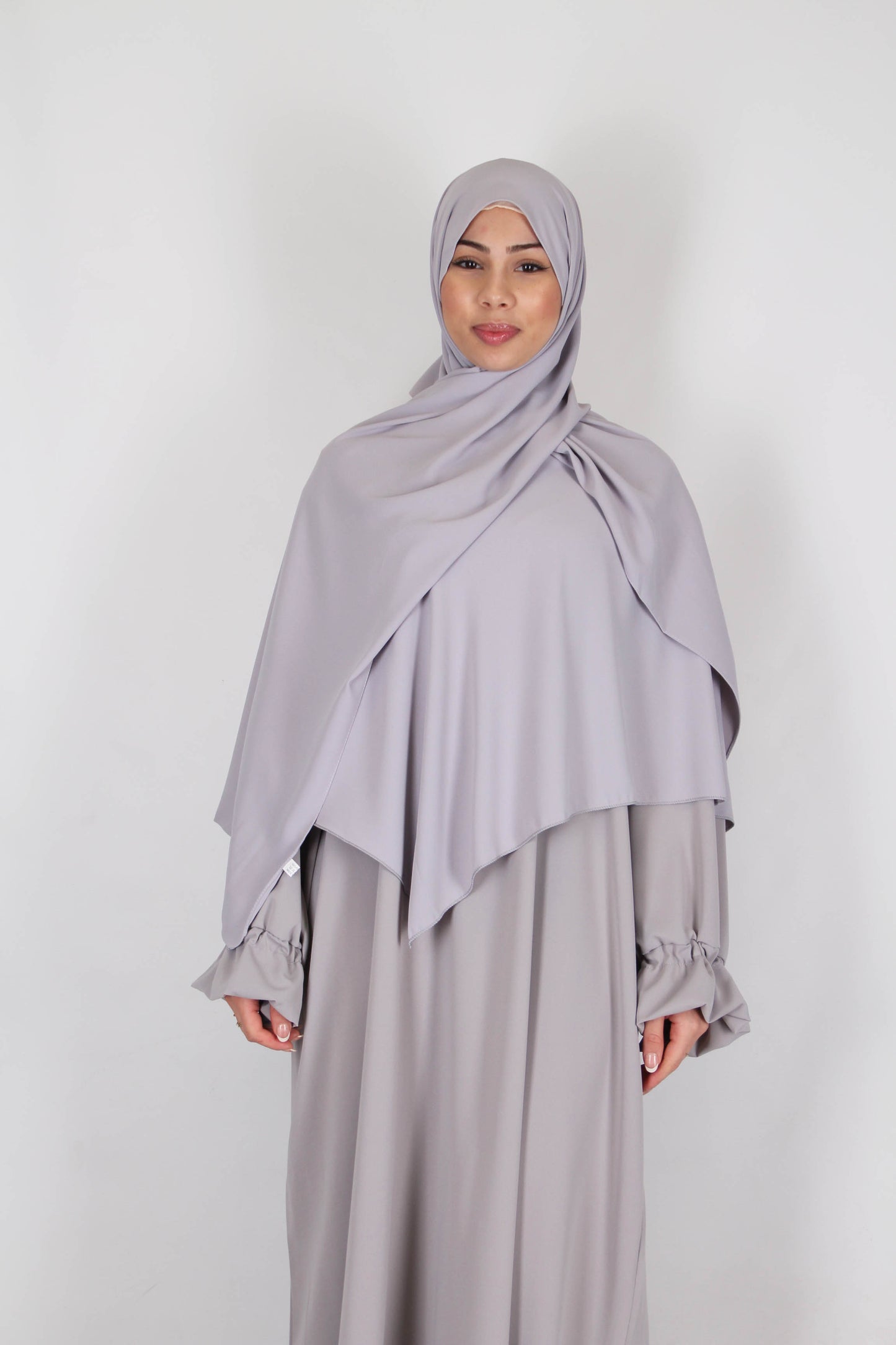 Hijab Malaisien - Gris clair