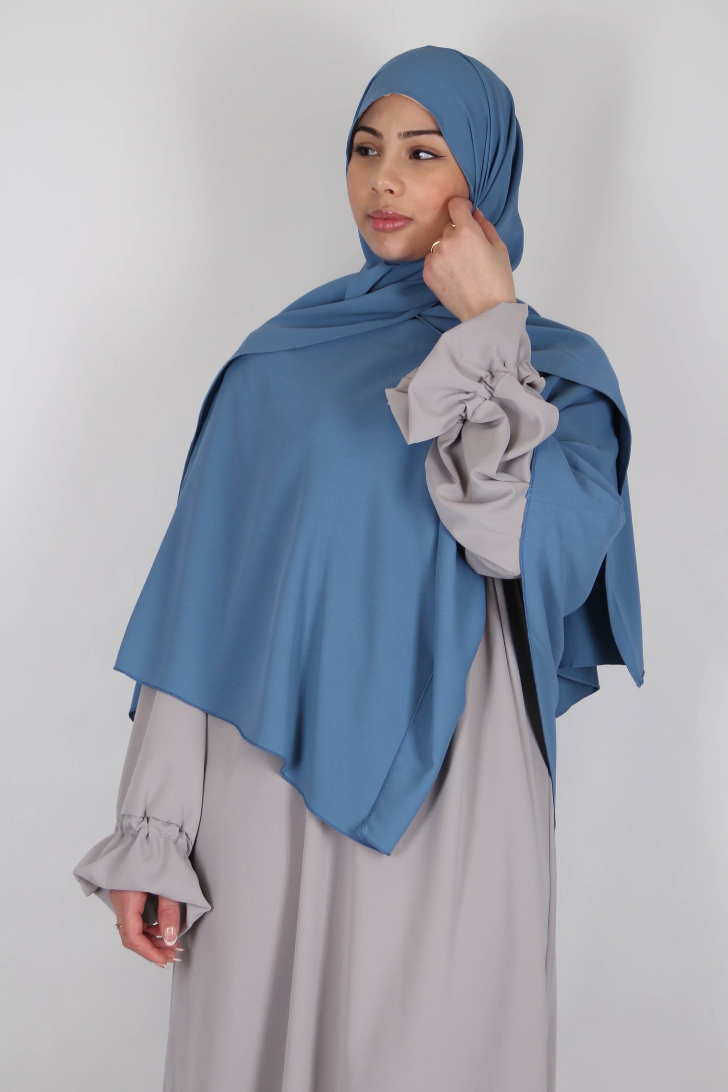 Hijab Malaisien - Bleu pétrole