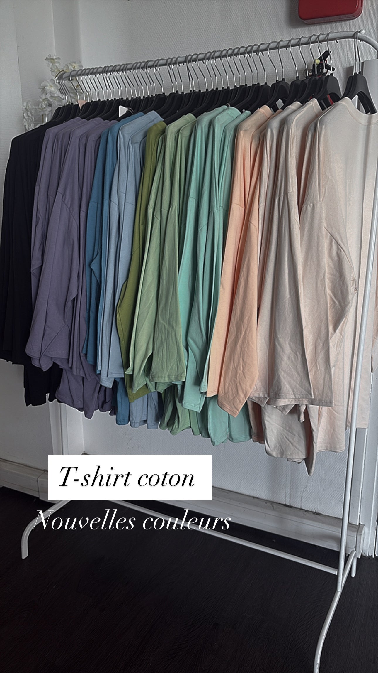 T-shirt coton - abricot