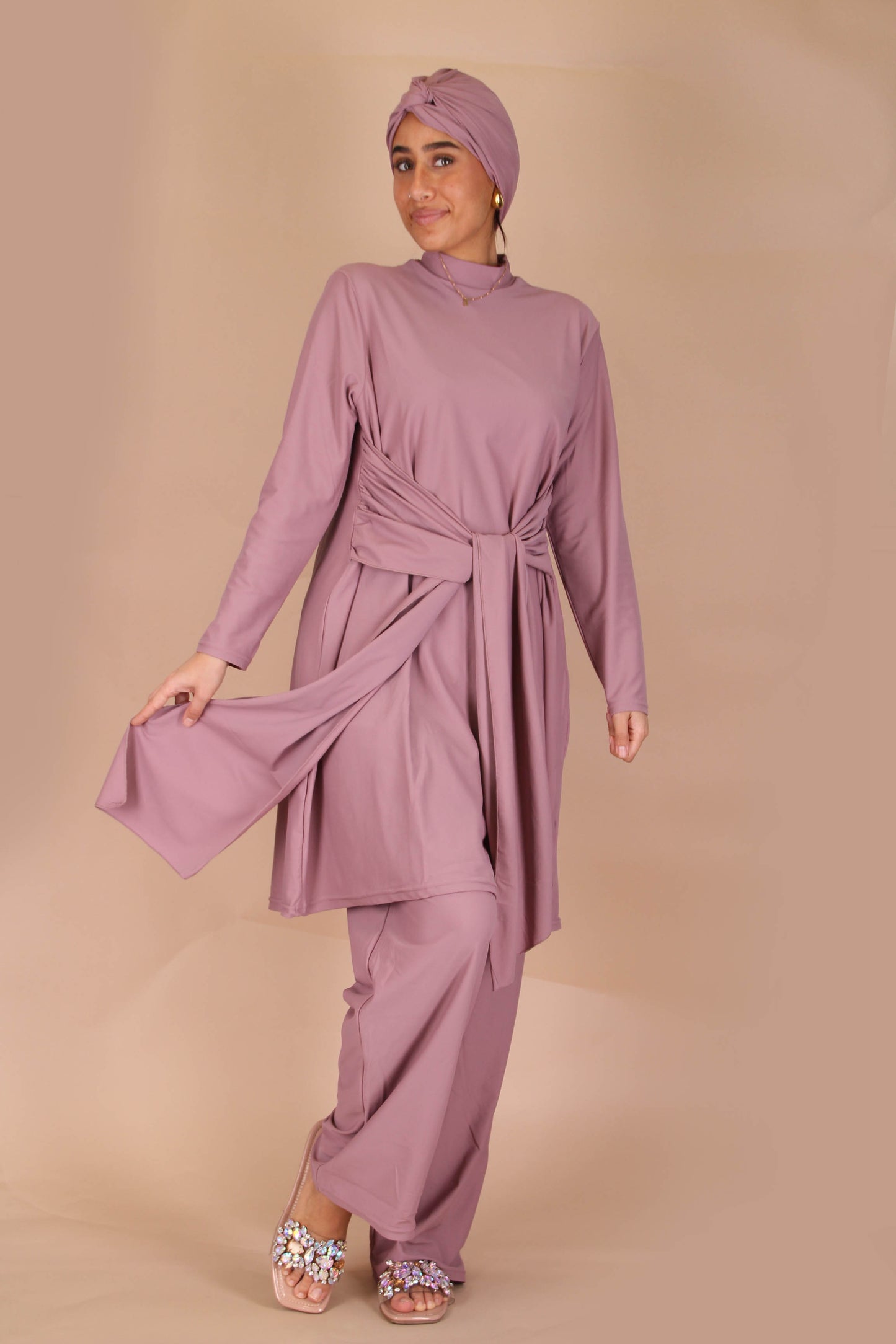 Burkini Maldives - Vieux rose
