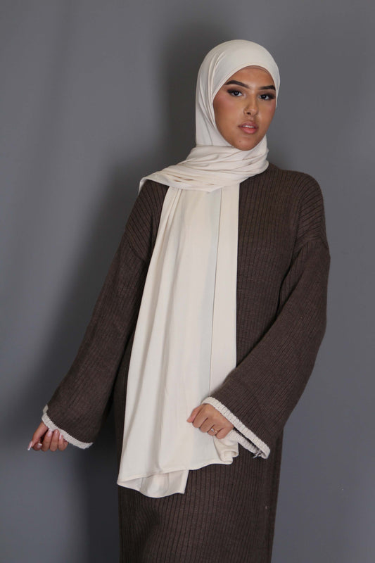 hijab jersey premium - Beige