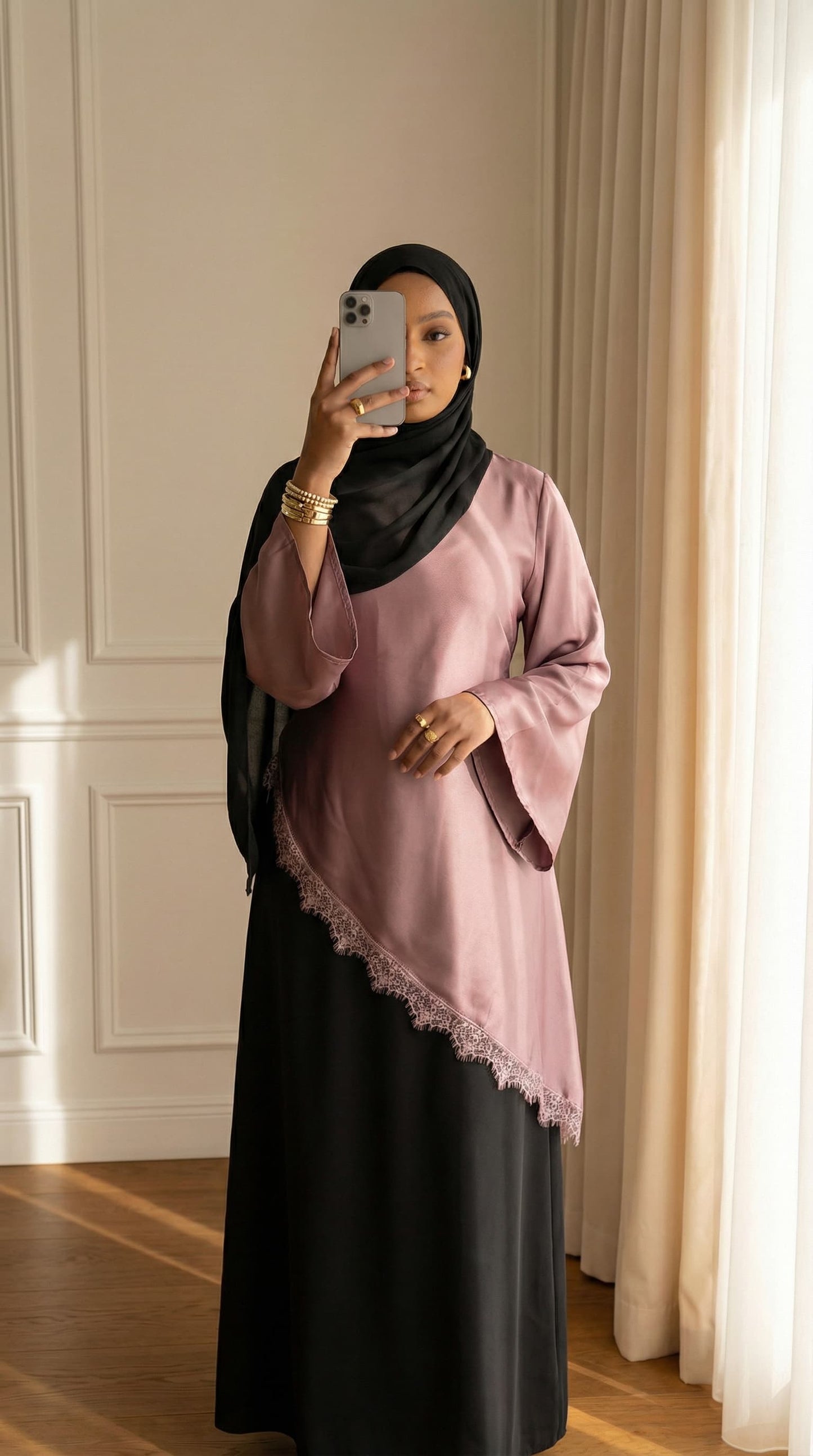 Robe Tunique dentelle 2 en 1