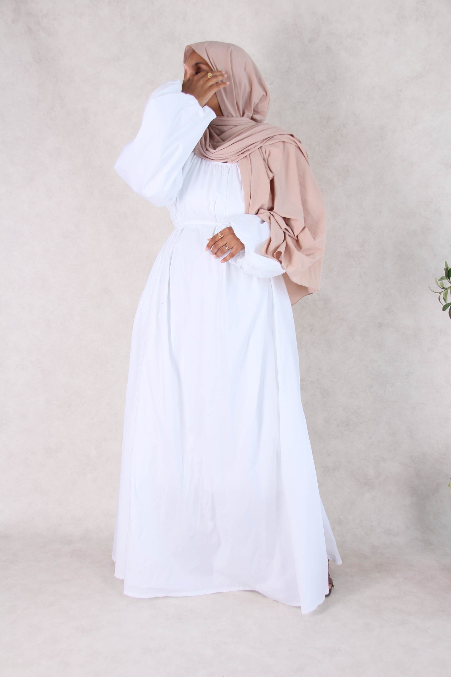 Robe Popeline - Blanc