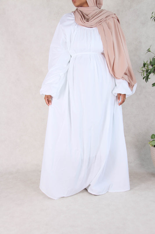 Robe Popeline - Blanc