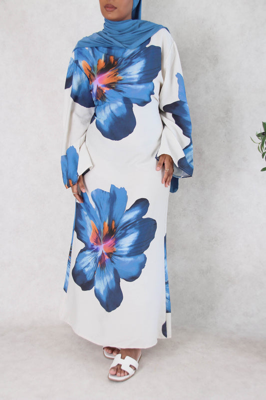 Robe Tahiti - Bleu clair