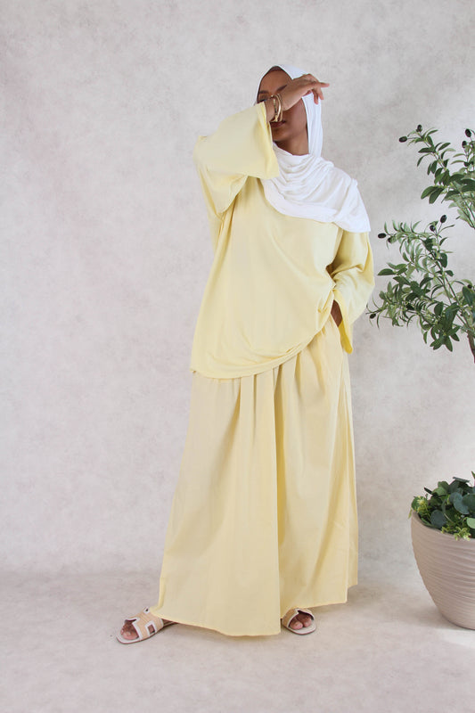 T-shirt coton - Jaune