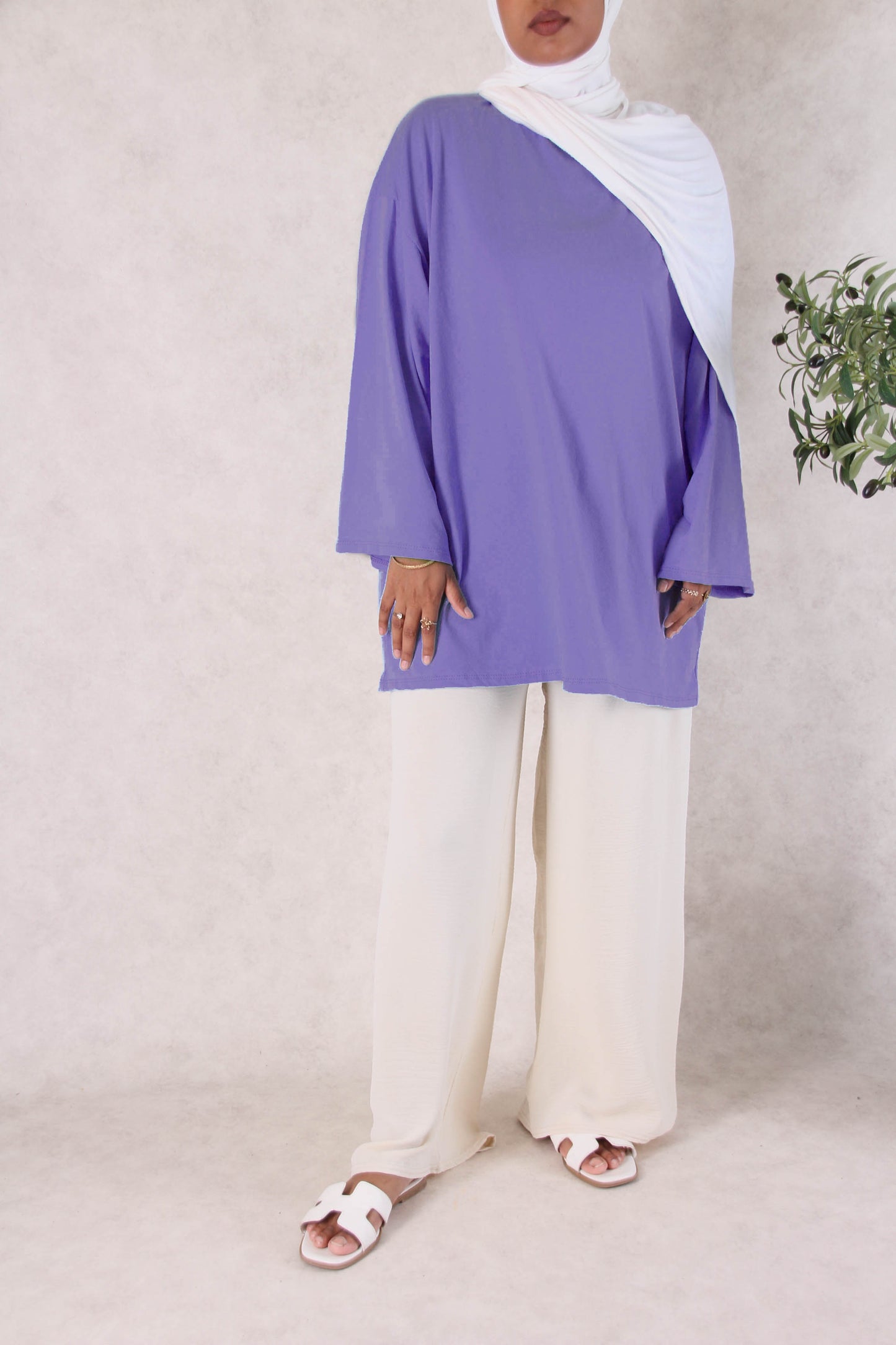 T-shirt coton - Lavande
