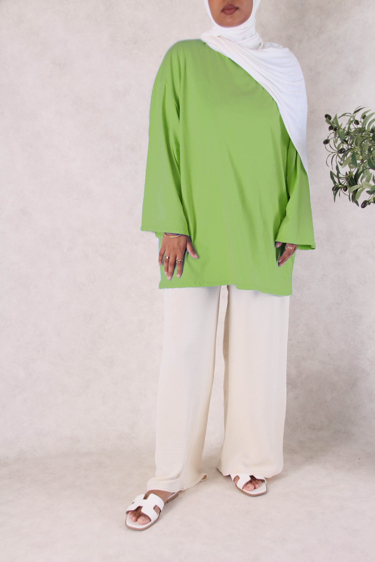 T-shirt coton - Vert Anis