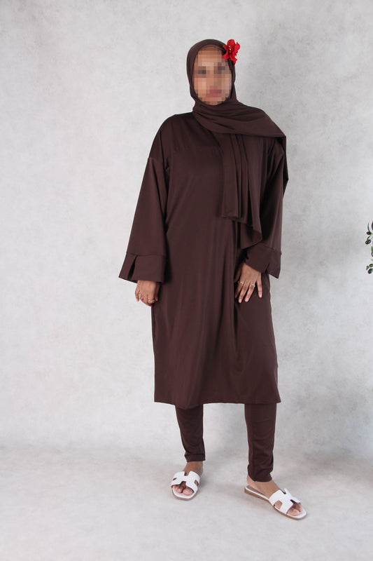 Burkini Diani - Marron Coco