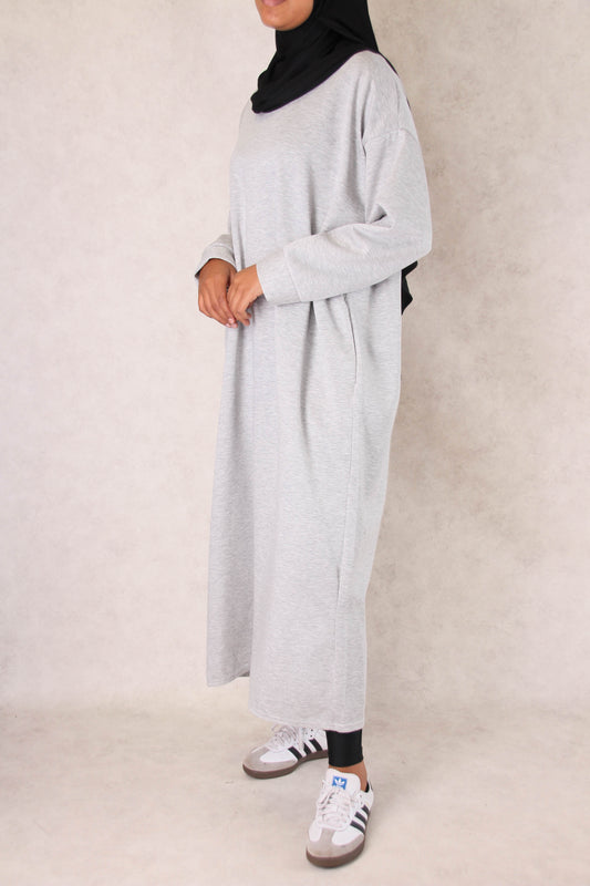 Pull Robe Essential - Gris clair