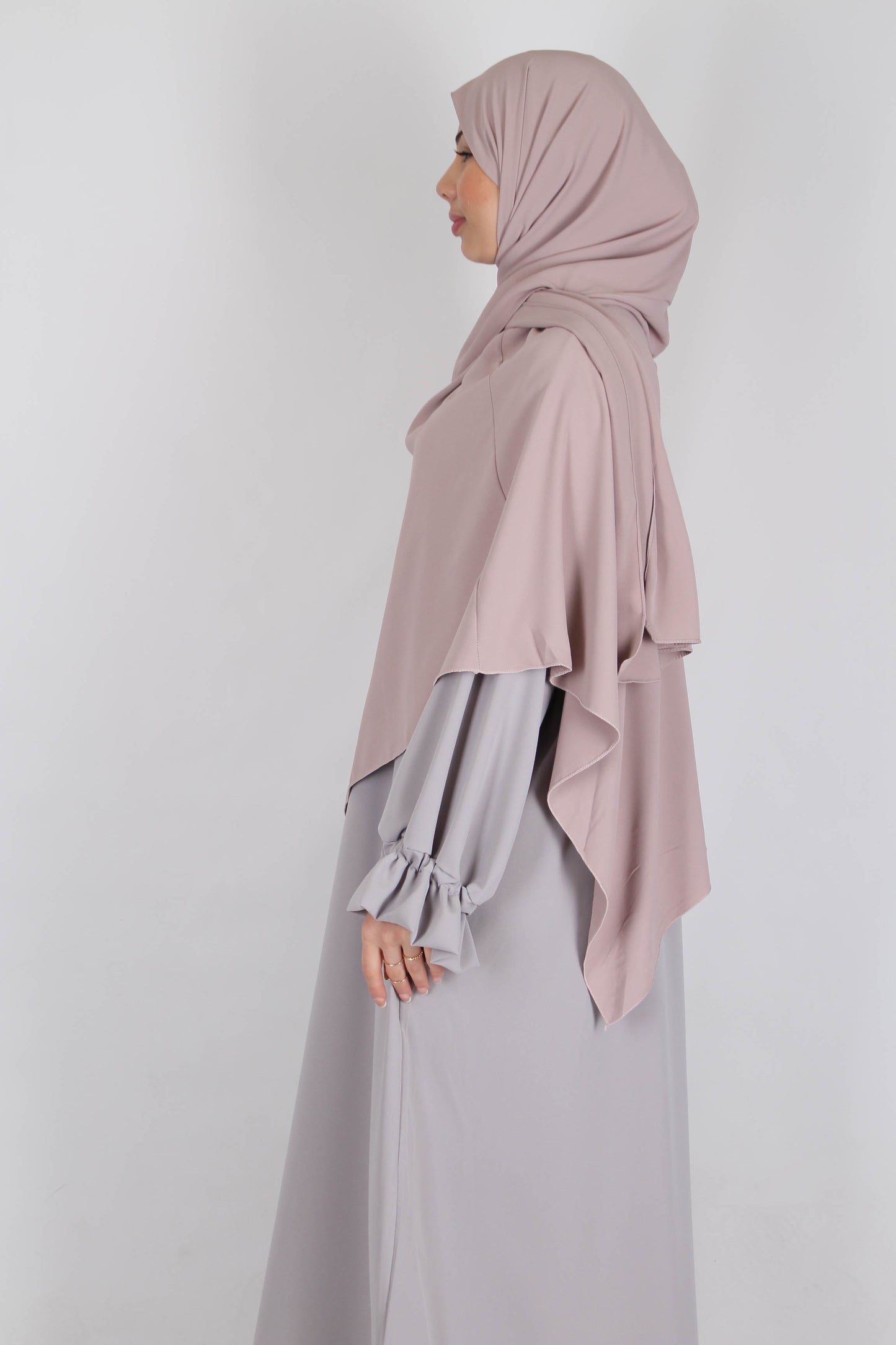 Hijab Malaisien - Taupe
